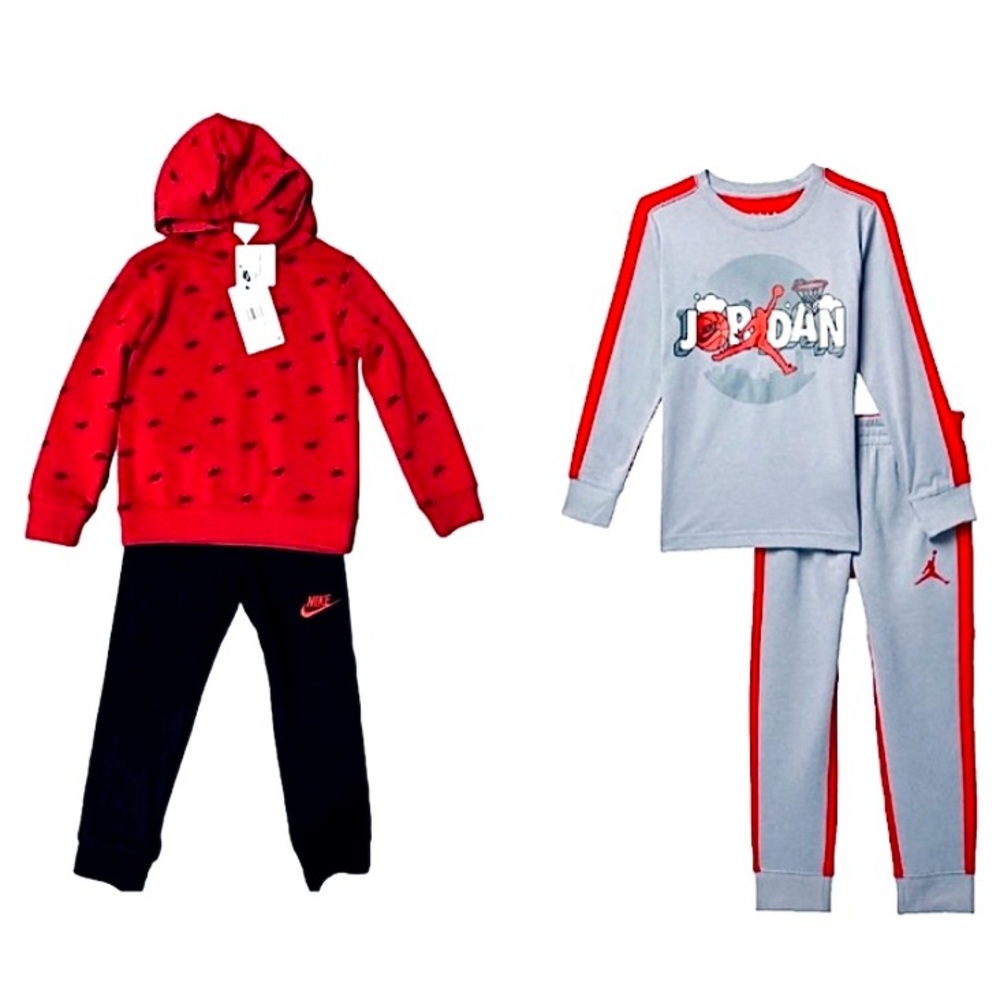 NWT Bundle- 2 Boys Size 4 Outfits Nike and Jordan